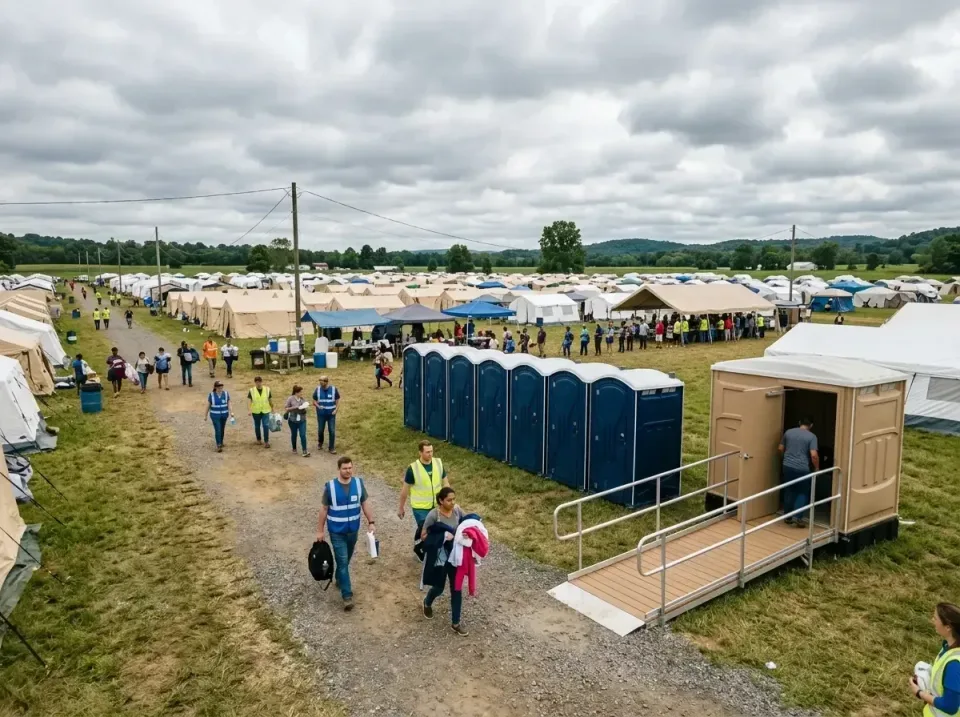 disaster-relief-camp-restrooms-010 — frequently asked questions, Dumpster & Portable Bathrooms Rental in Pana, IL